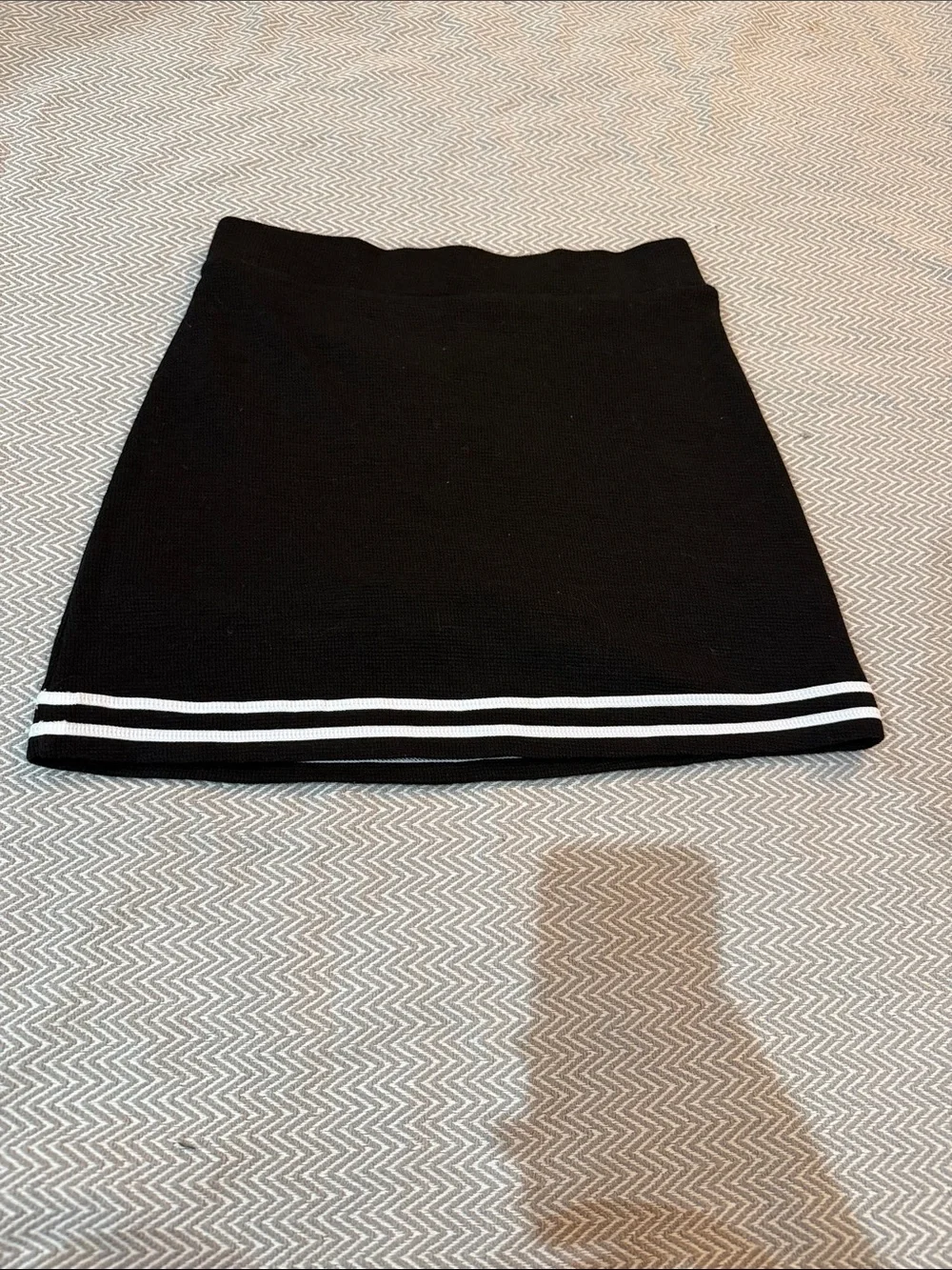 ALO Yoga Black  Sweater Knit Skirt Size Small